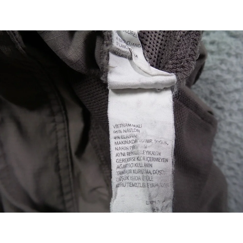 prAna Pants Womens Size 10 Gray Capri Stretch Ripstop Belted Outdoor Yoga‎